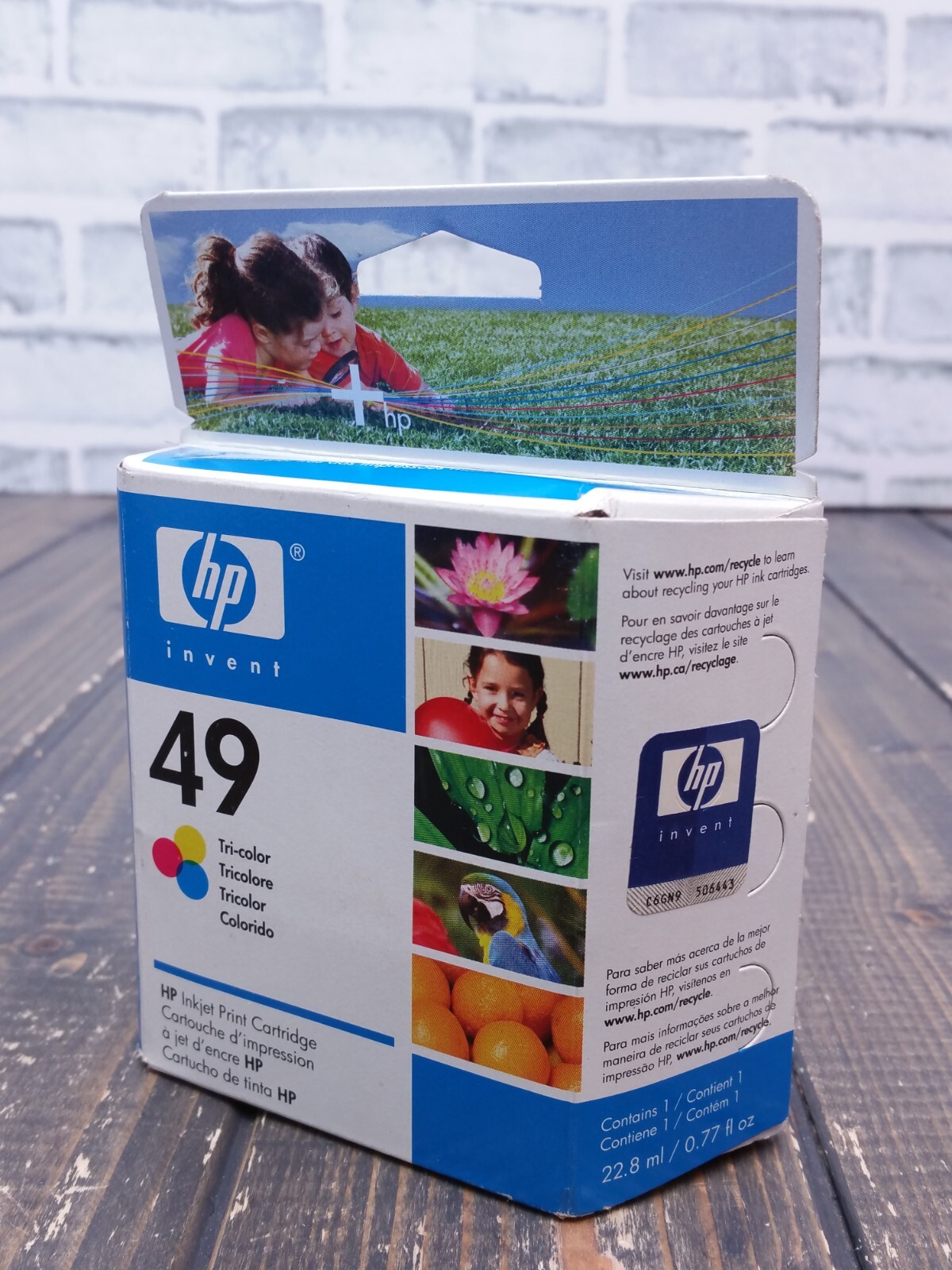 NEW Genuine OEM - HP 49 Tri-Color Ink Cartridges  51649A EXPIRED