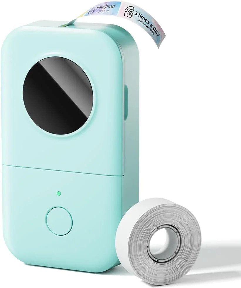 D30 Portable Bluetooth Label Maker Machine with Tape, Small Mini Label Printer