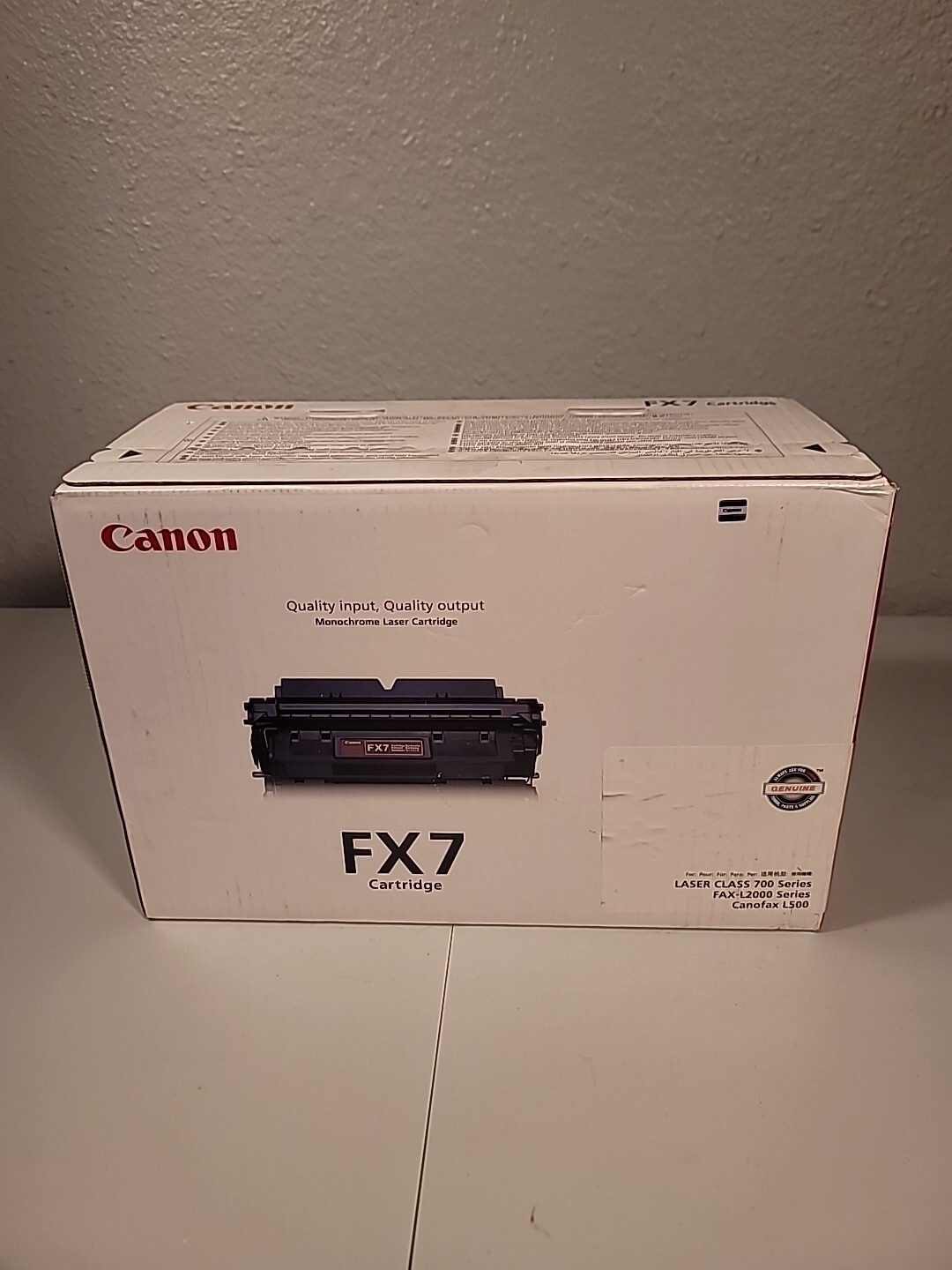 SEALED - Genuine Canon Laser Class 700 Series Fax-L2000 CanonFax L500 Toner FX-7