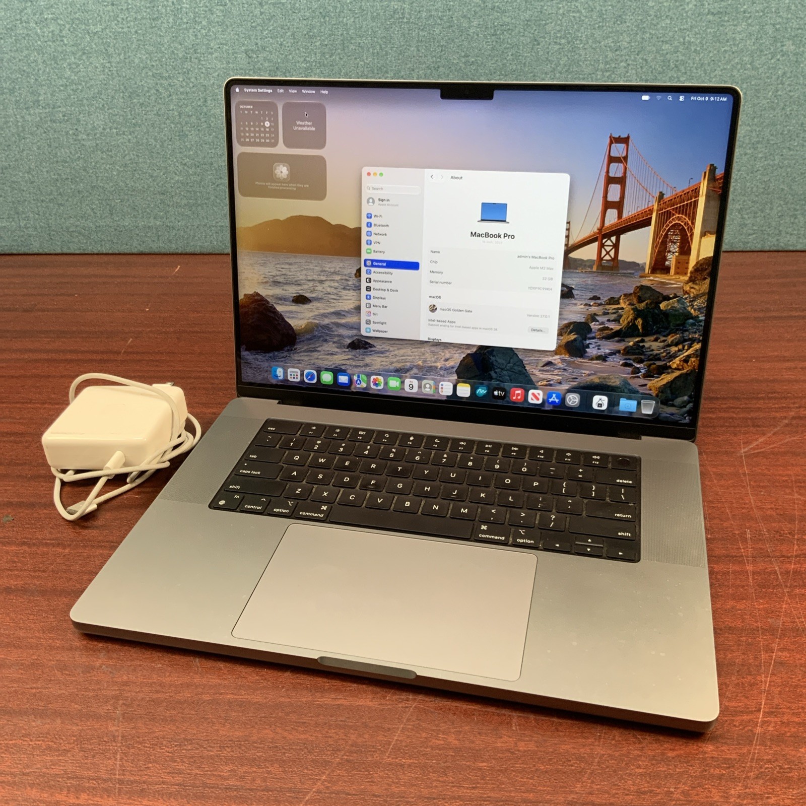 eBay Title: Apple MacBook Pro 16" 2023 M2 Max 32GB RAM 12-Core CPU Laptop Mac14,