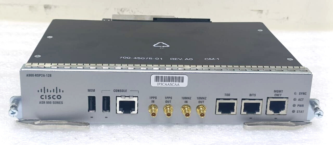 Cisco A900-RSP2A-128 ASR 900 Route Switch Processor 2 - 128G Base Scale