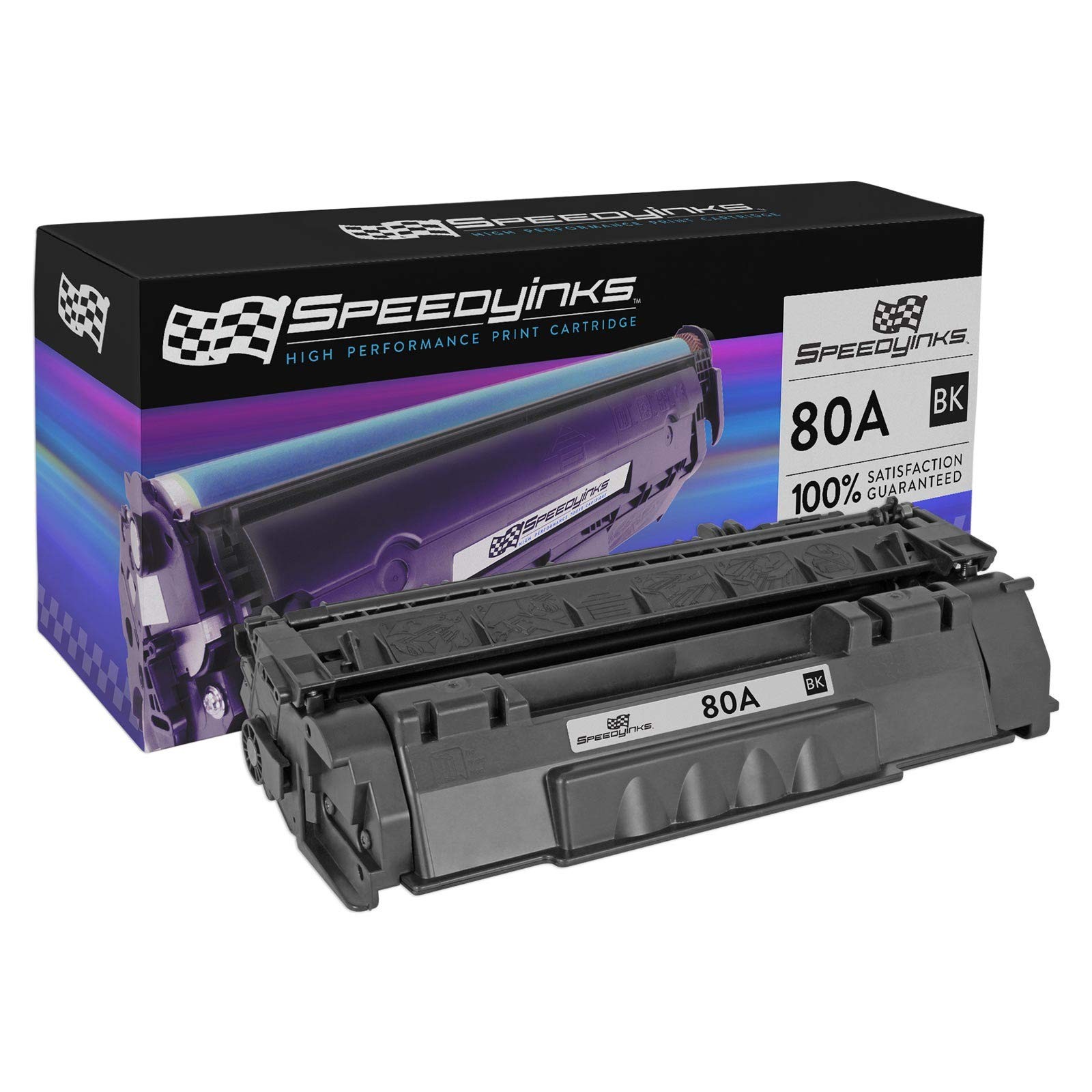 Compatible Replacement CF280A 80A 80 Black Laser Toner Cartridge for HP