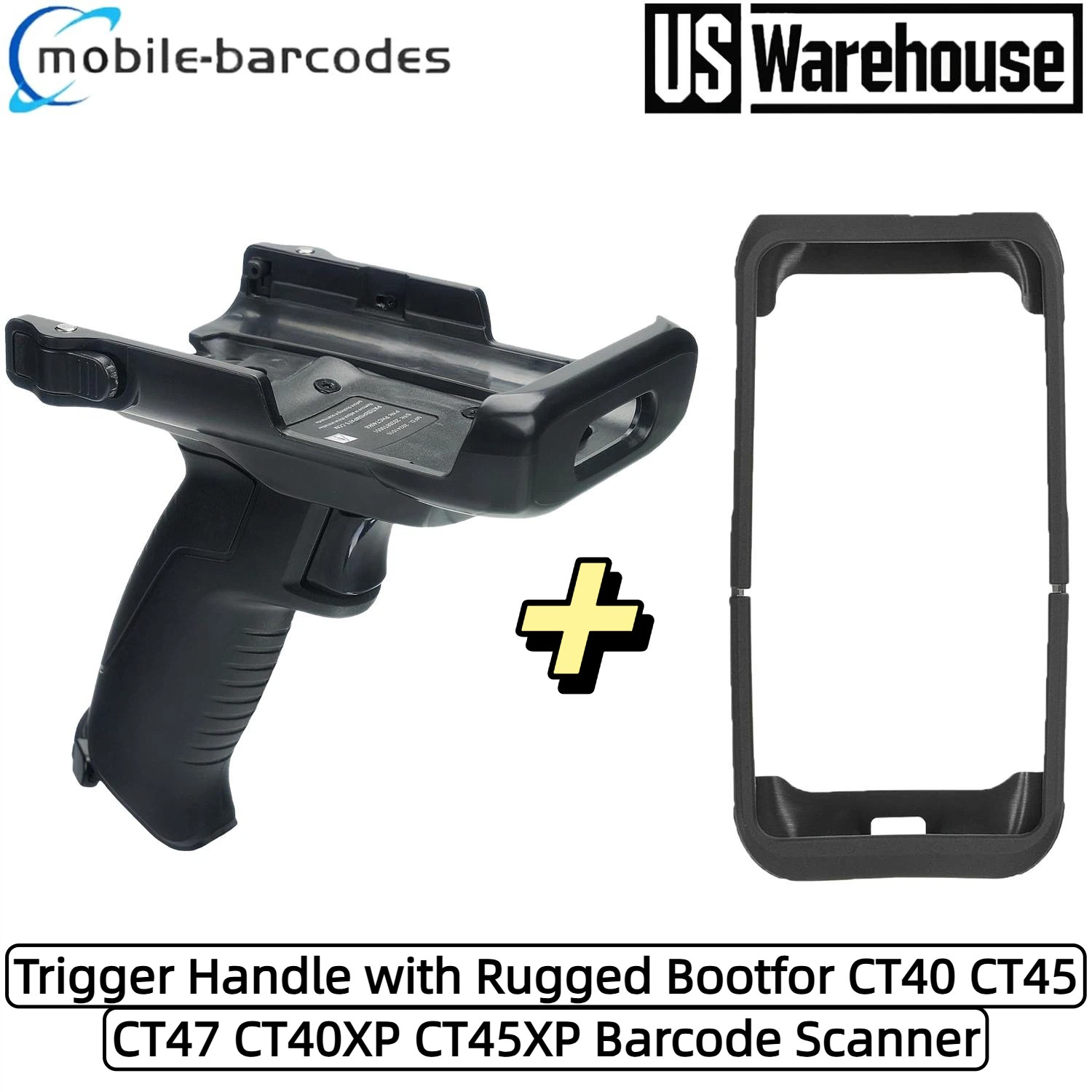 New Trigger Handle with Rugged Boot for Honeywell Dolphin CT40 CT45 CT47 Scanner