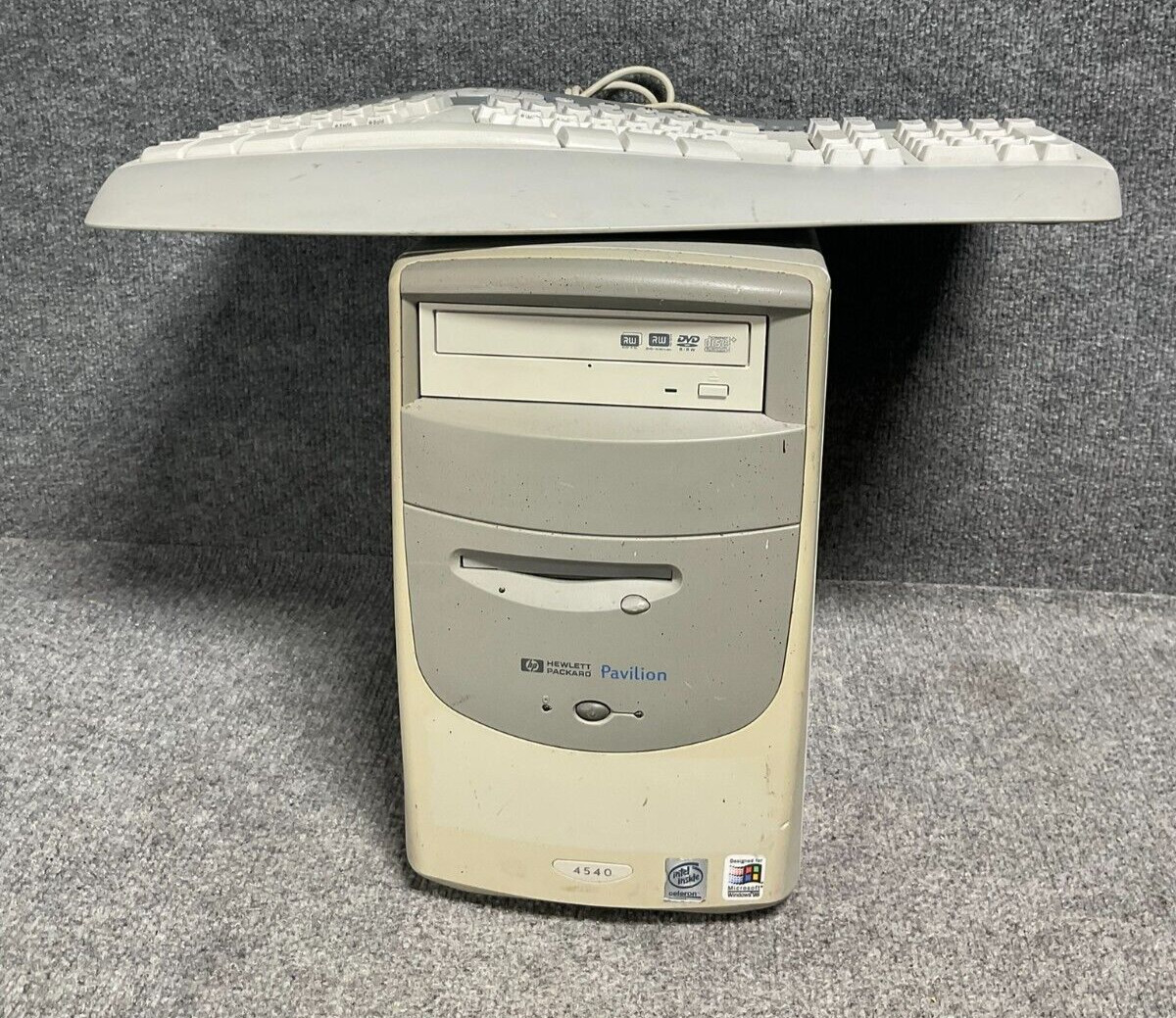 HP Pavilion 4540 Celeron Desktop Computer Keyboard Used 17508