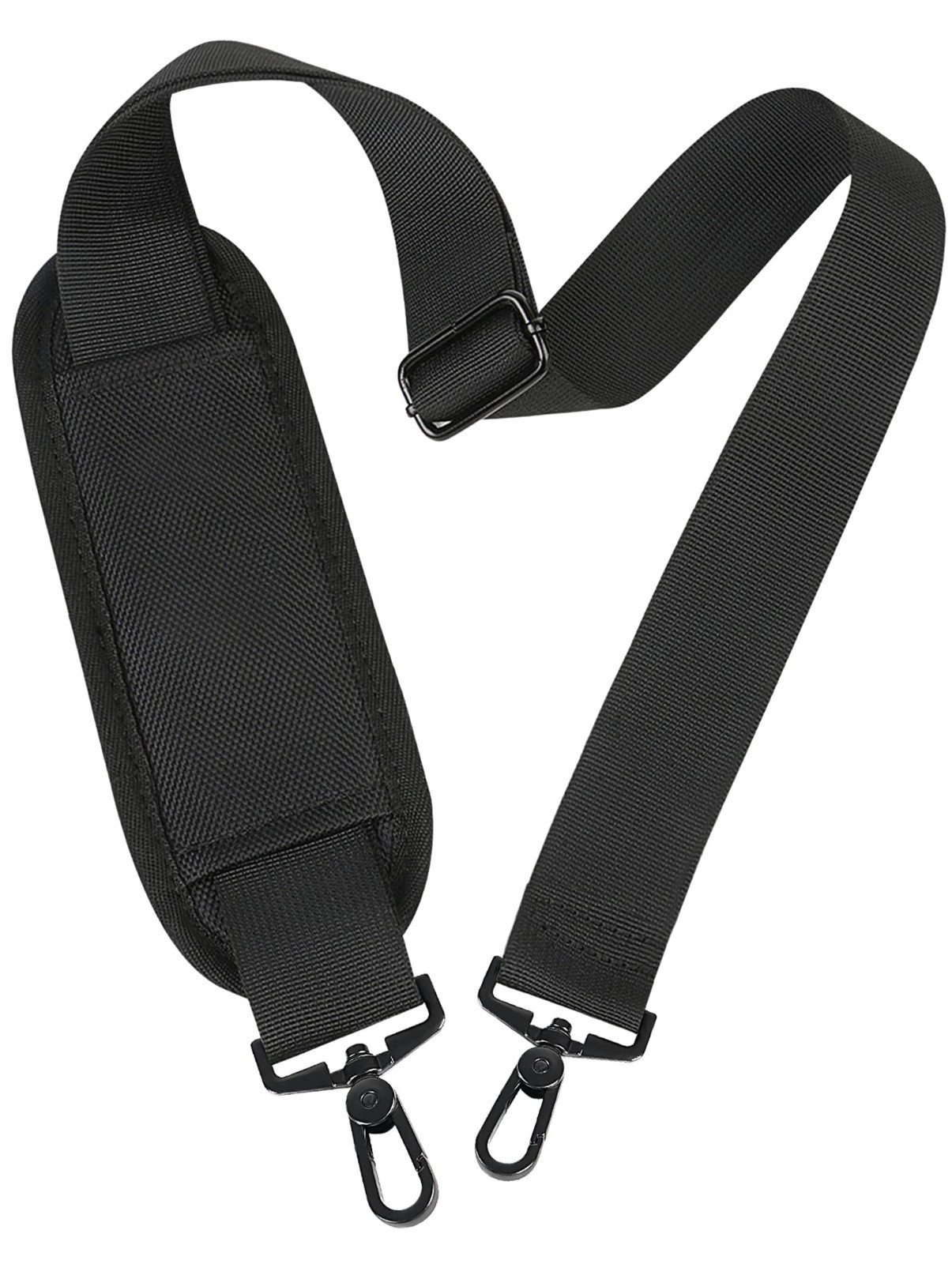 Taygeer Shoulder Strap, 52" Universal Replacement Laptop Bag Strap, Black