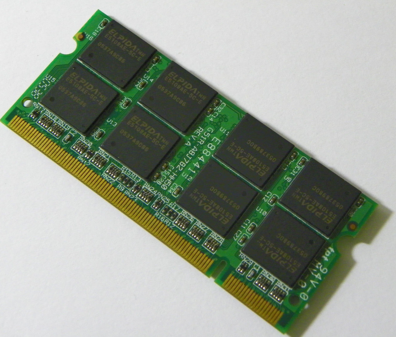 1GB DDR2 PC2-4200 Laptop memory SimpleTech Nanya HYNIX MICRON Kingston