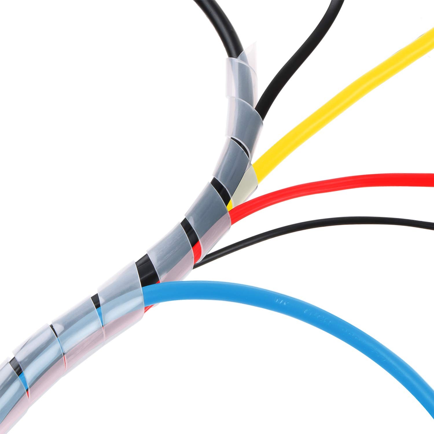 Kable Kontrol SPW-375SP-NATURAL Vortex Poly 3/8" Spiral Wrap Tubing By The Foot