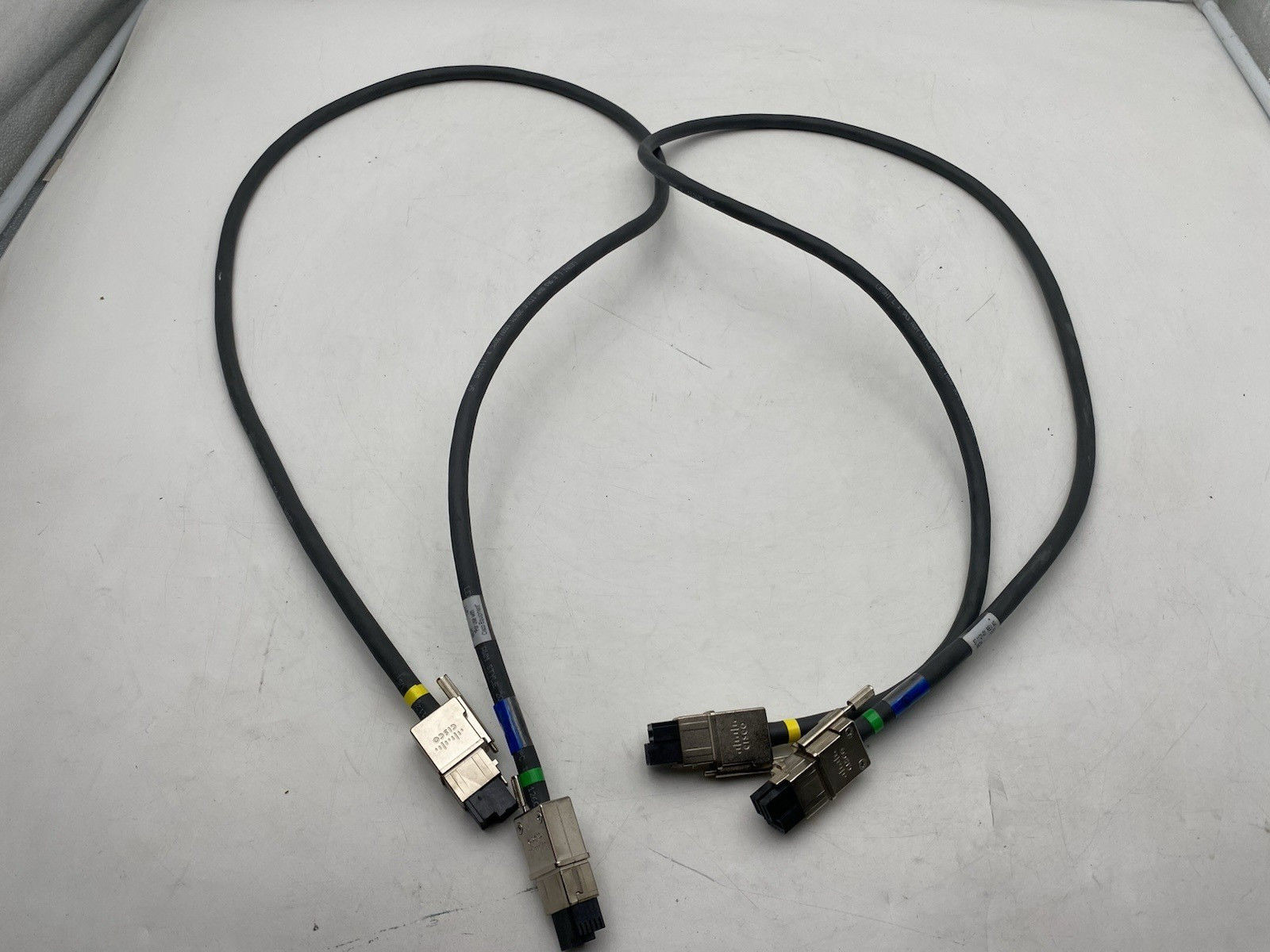 Lot of 2 Cisco CAB-SPWR-150CM Stack Power Cable 37-1121-01