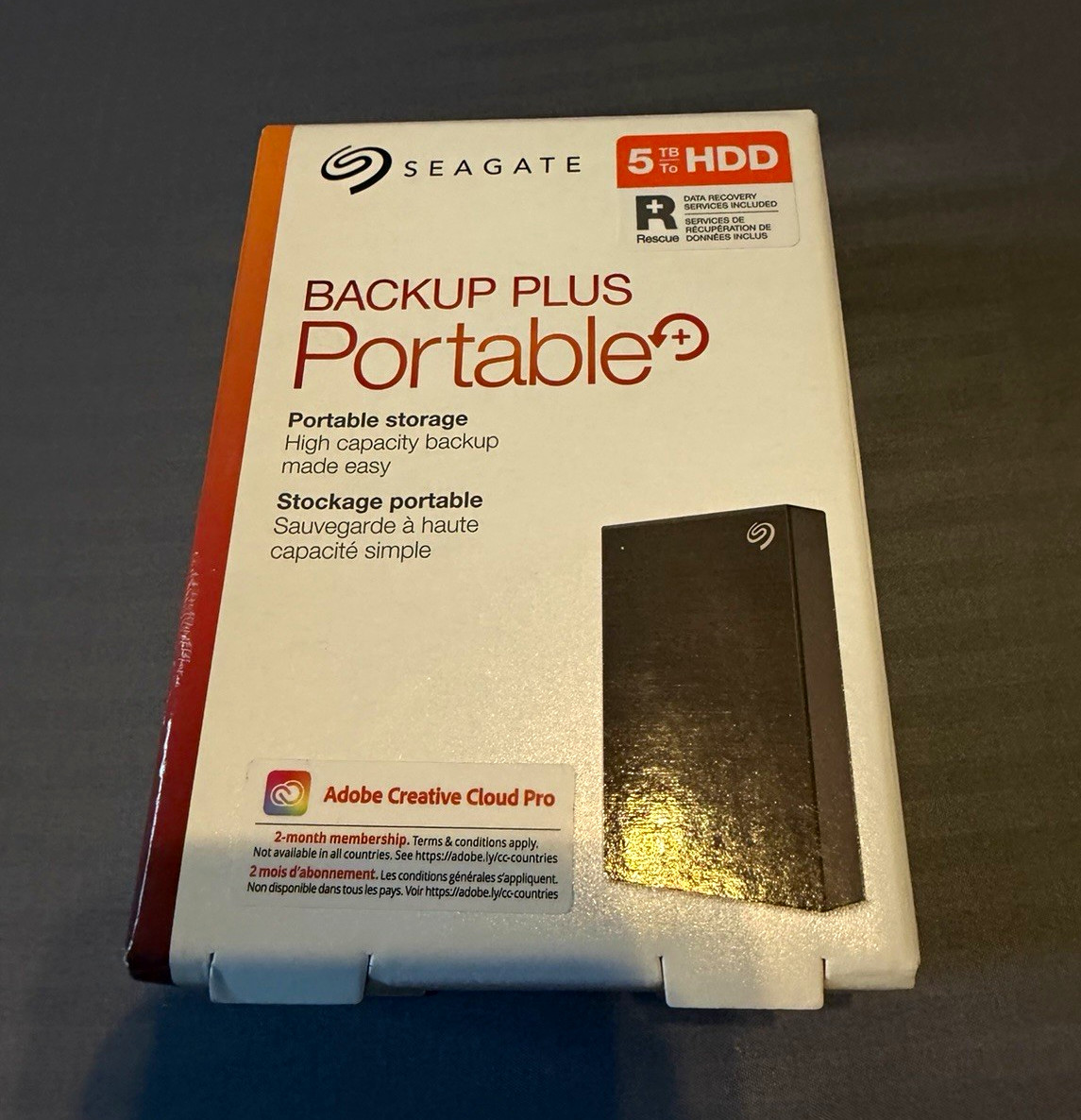Seagate Backup Plus Portable 5TB Portable External HDD Hard Drive