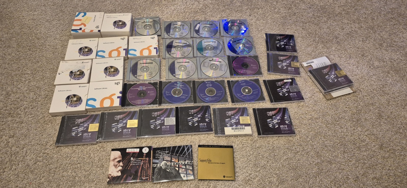 SGI Silicon Graphics Irix Software Lot, Untested