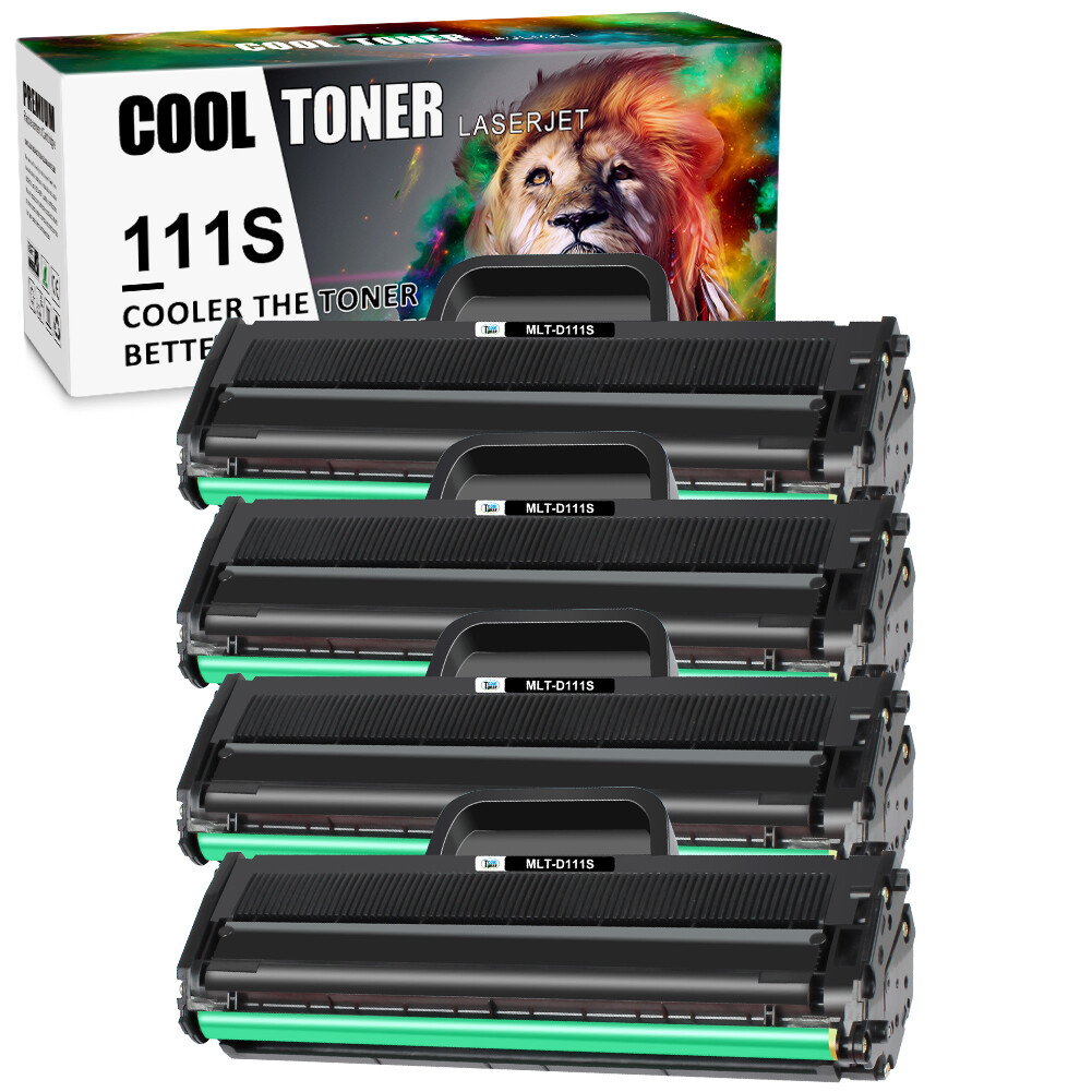 4 Pack MLT-D111S 111s Toner Cartridge For Samsung Xpress M2020W M2070FW M2070W