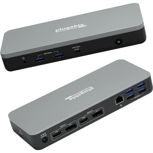 Plugable Dual 4K USB-C Chromebook Docking Station, Google Chromebook UD-MSTHDC