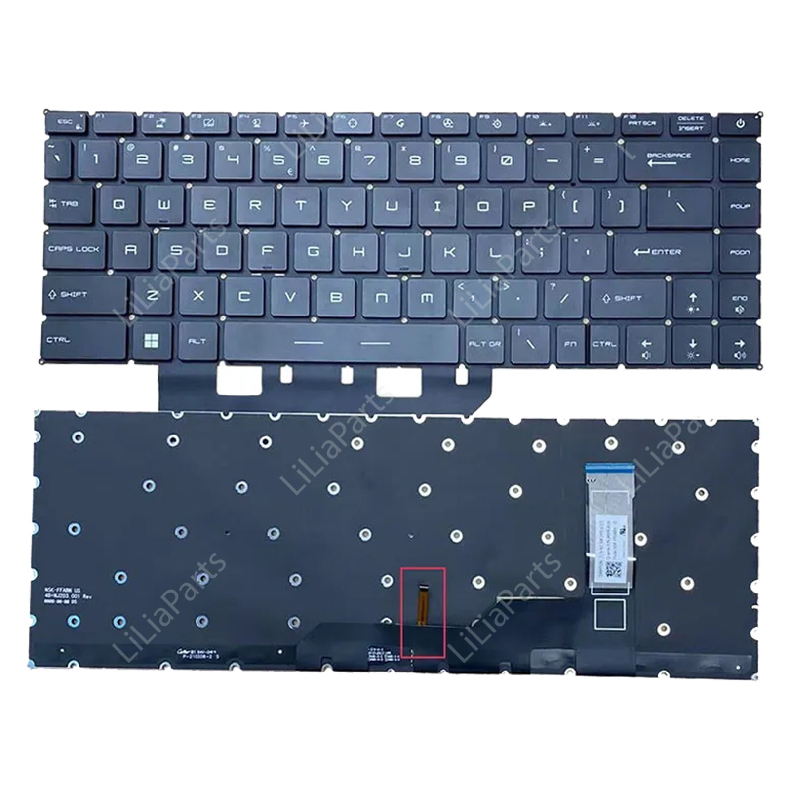 US Backlit Keyboard For MSI Modern 15 A11M A11MU MS-1551 MS-1552 Laptop