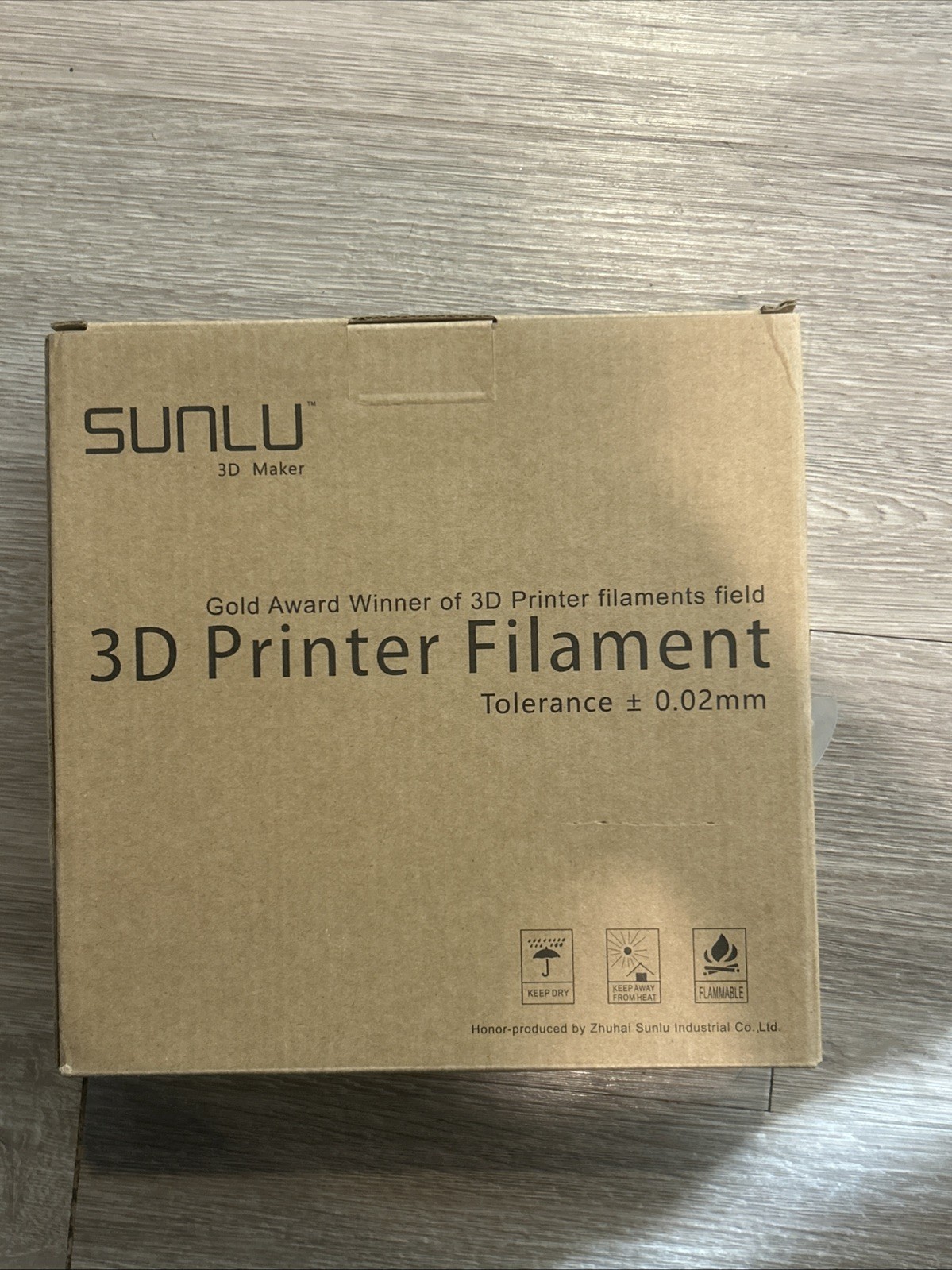 SUNLU 3D printer filament Clear