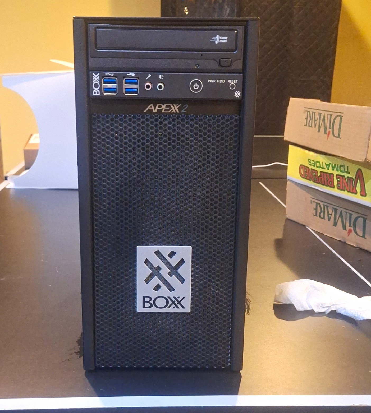 BOXX APEX 2 Tower Workstation Desktop NVIDIA Quadro P2000 ASRock SSD