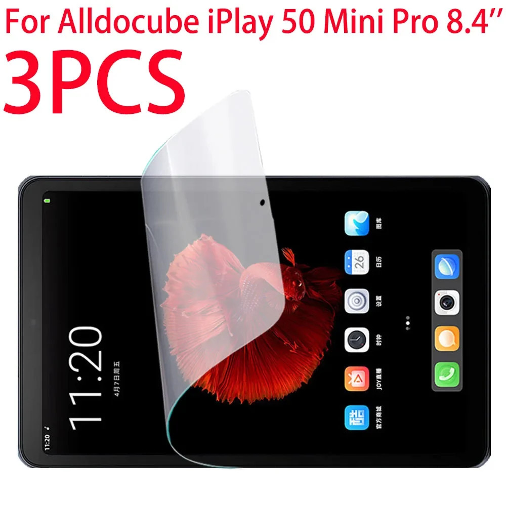 For Iplay 50 Mini Pro 8.4 inch PET Soft Screen Protector Film - 3-Pack