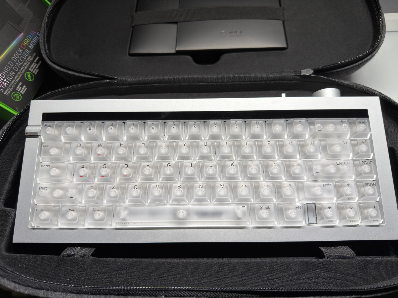 Lofree Hyzen Keyboard – Tri-Mode Silver