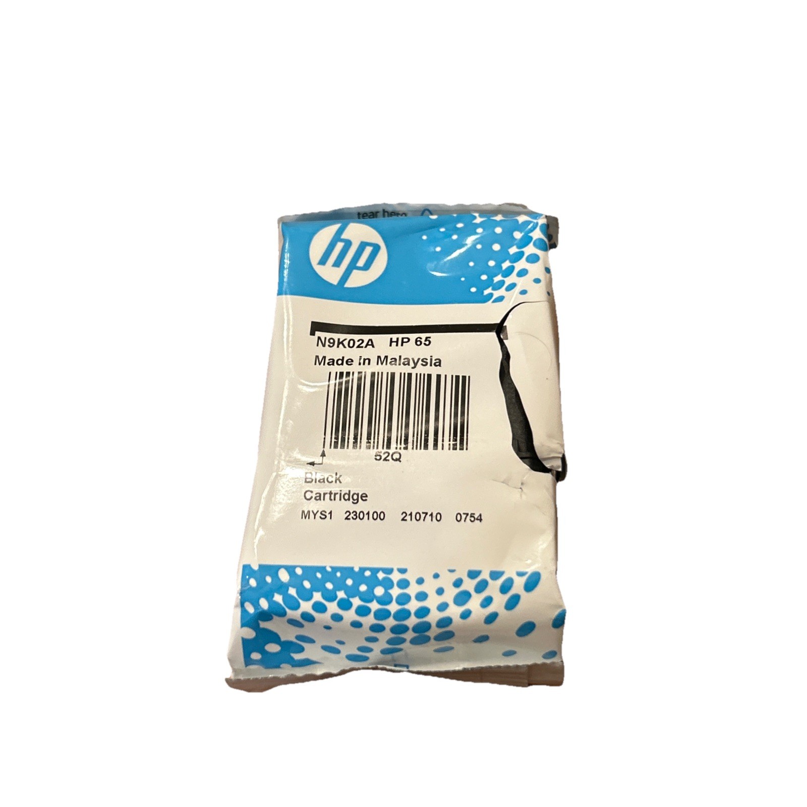 HP  65 Black Ink Cartridge New Opened Package