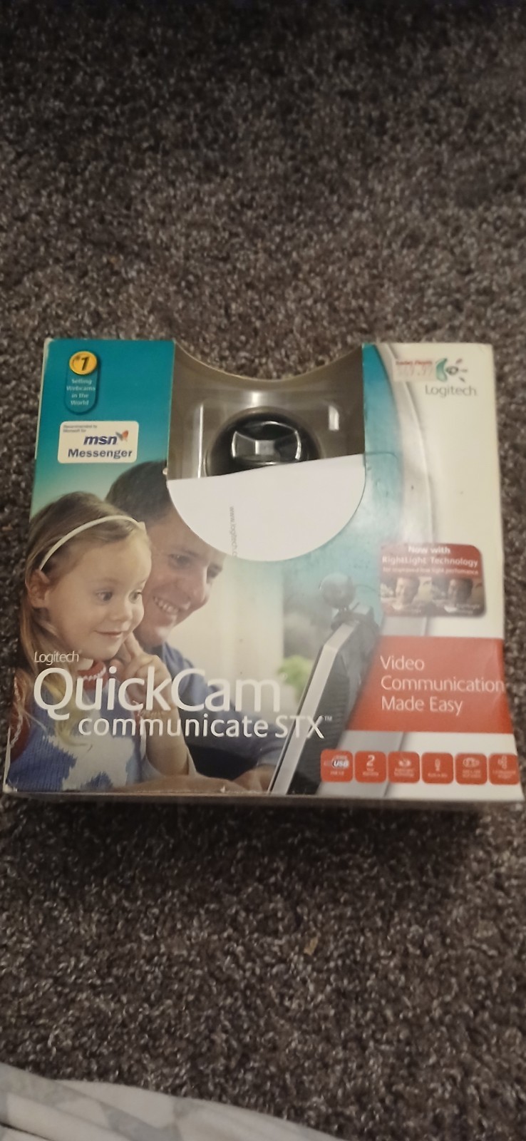 Logitech QuickCam Communicate STX NEW SEALED Web cam