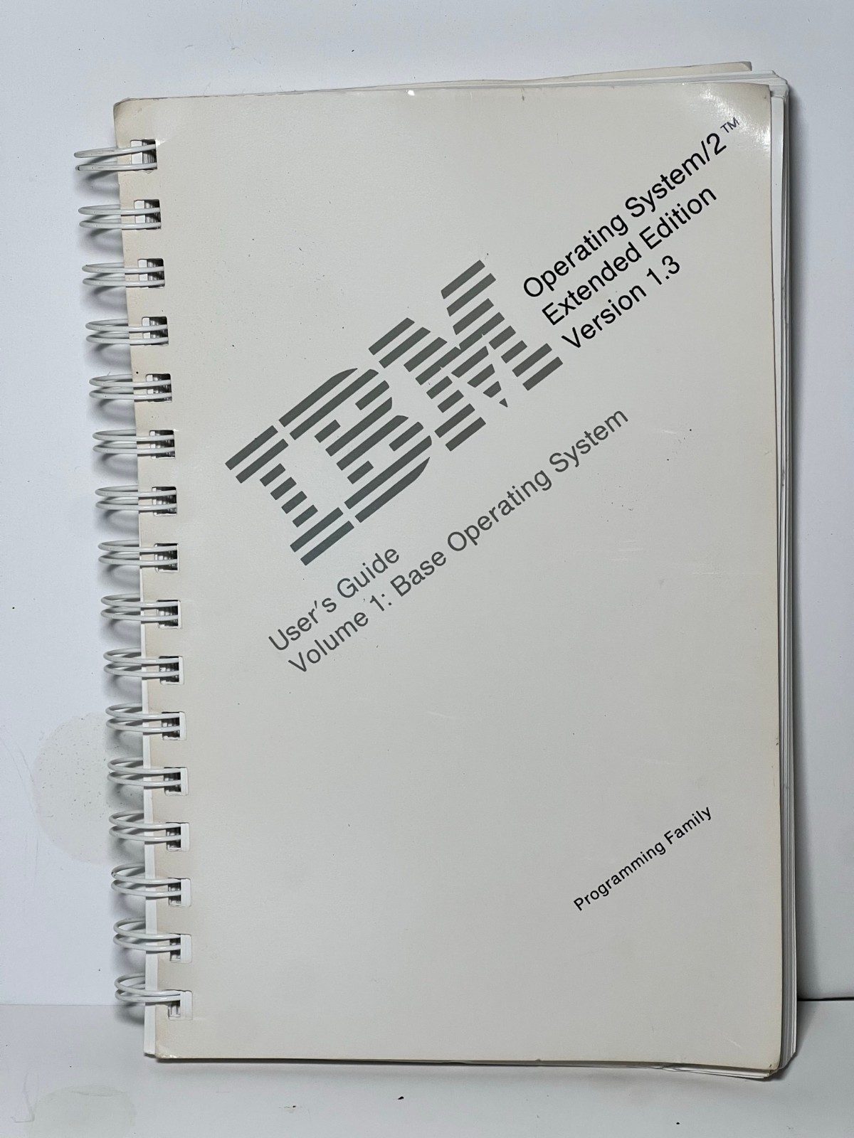 IBM Operating System/2 User's Guide Volume 1 Manual