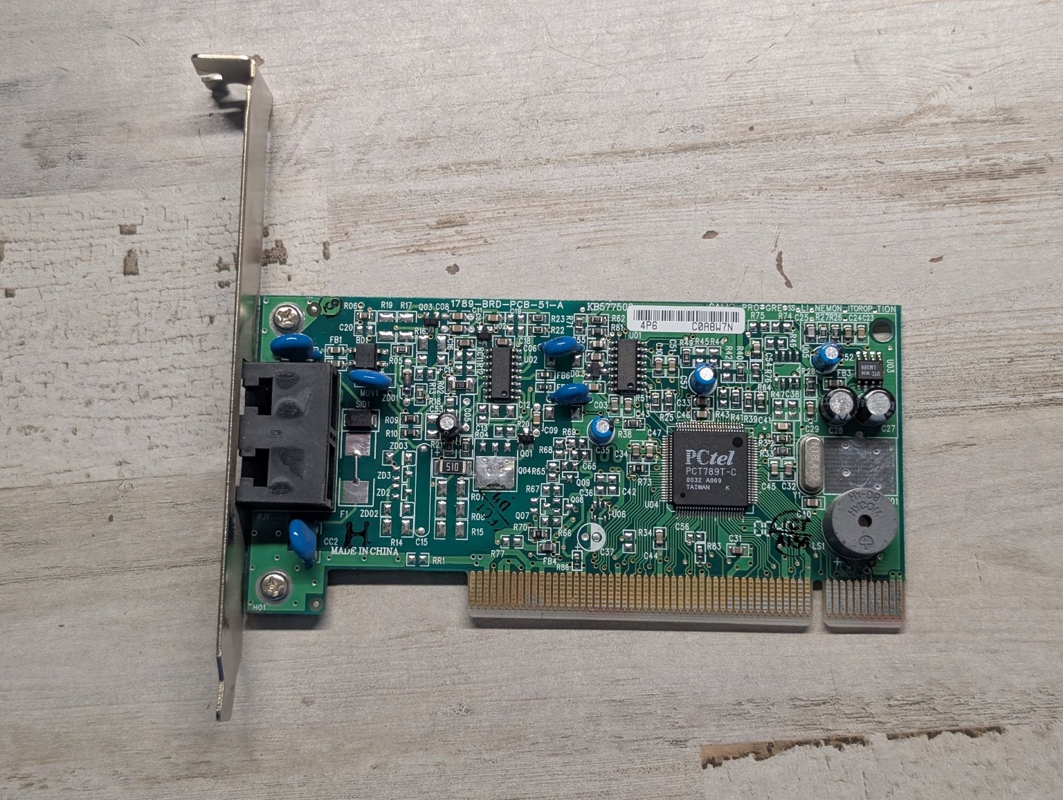 Compaq 207616-001 56K PCI Dial-Up Modem Card GVC D-1156IV/P2