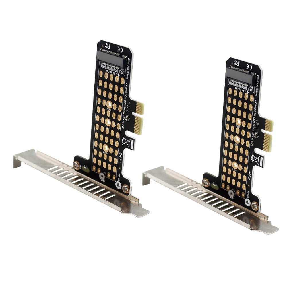 2PCS PH41-X1 M.2 NVME SSD to PCIeX1 Adapter Expansion Card X1X4X8X16 Card Slot