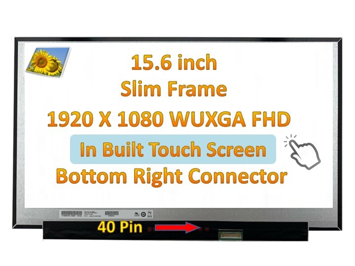 LP156WFD-SPK2 LP156WFD(SP)(K2) LCD LED Touch Screen 15.6" for Dell Inspiron 3511
