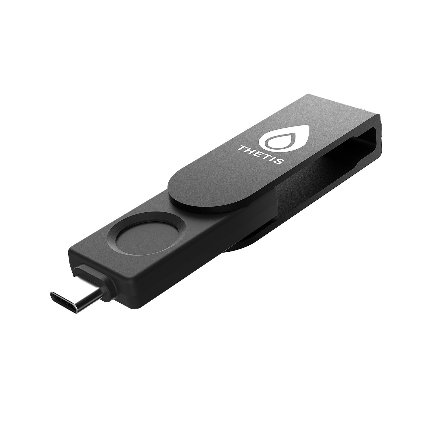 Thetis BIOFP Plus FIDO2 Fingerprint Security Key Passkey, via Connect USB Type C