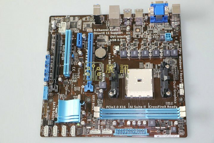 For ASUS F1A75-M LE Motherboard Socket FM1 DDR3 Mainboard Tested
