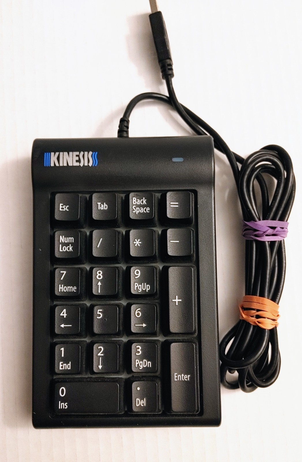 Kinesis AC210USB-BLK Numeric Keypad USB Hub Ergonomic Tested Working