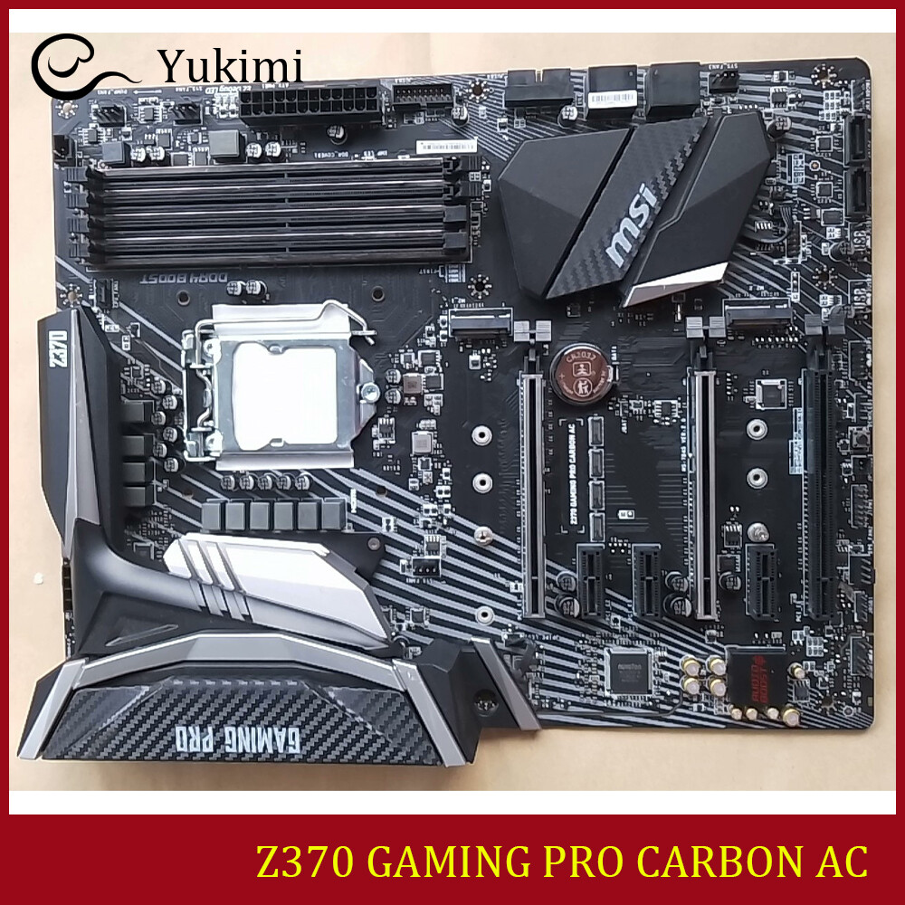 FOR MSI Z370 GAMING PRO CARBON AC LGA1151 DDR4*4 64GB ATX Motherboard Test OK