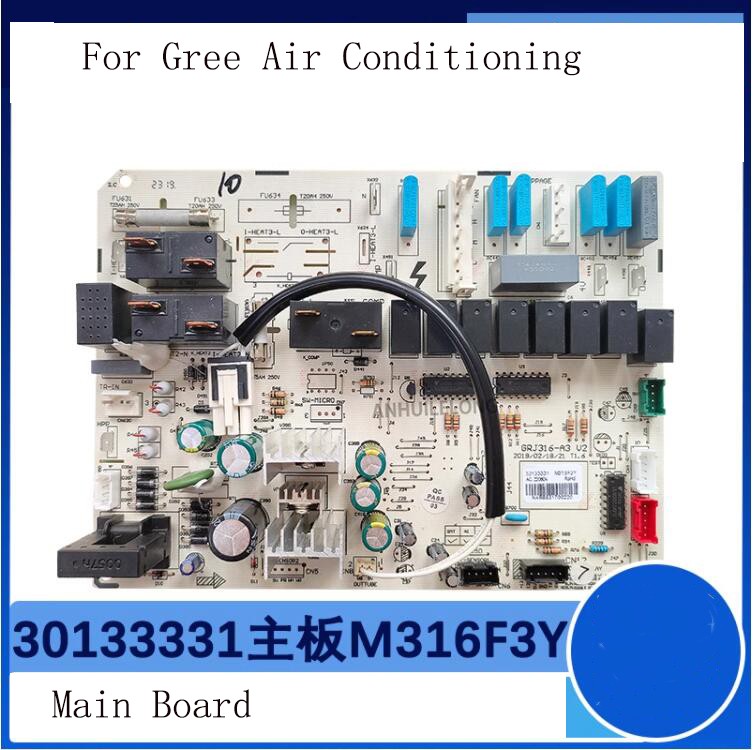For Gree Air Conditioning 2P Cabinet Main Board 30133331 M316F3Y 30133330