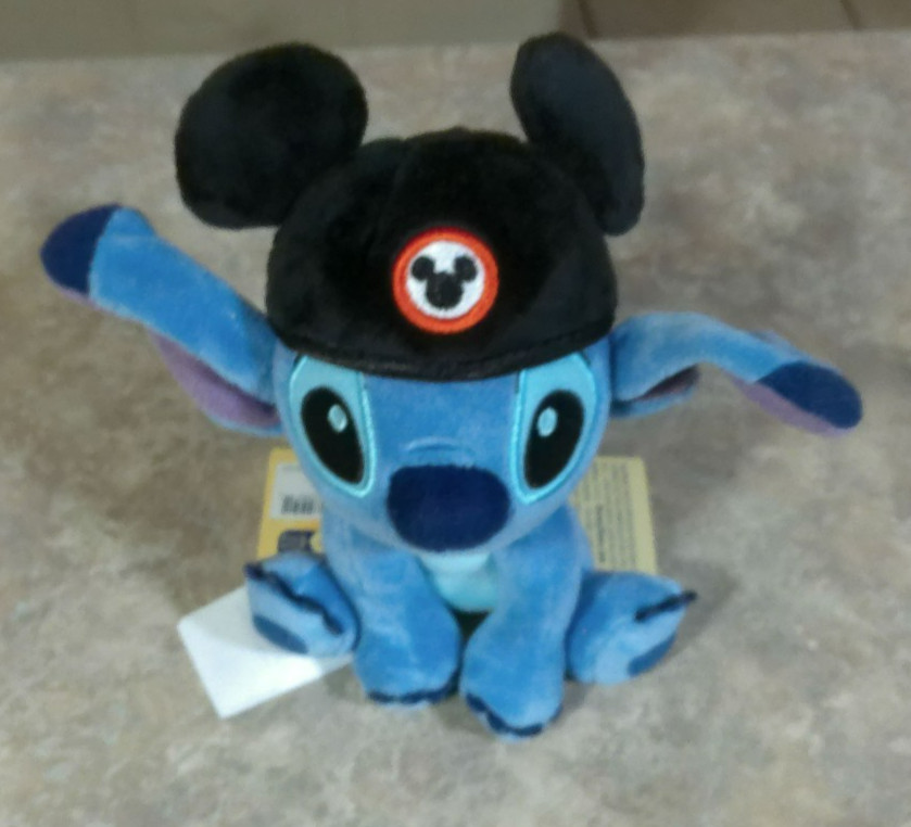 Disney Parks STITCH WITH MICKEY MOUSE EARS Magnetic Shoulder Plush "BRAND NEW"