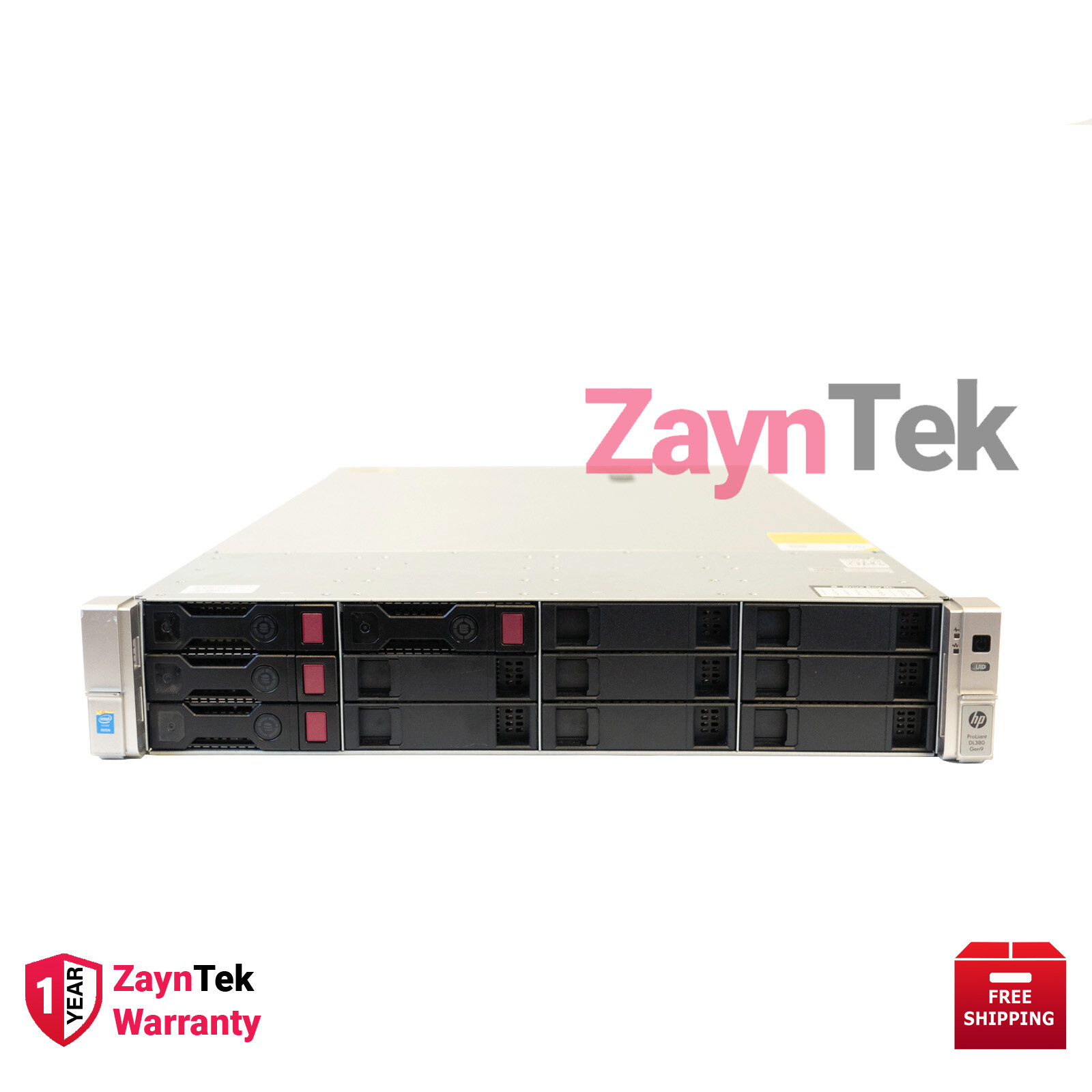 HPE PROLIANT DL380 GEN9 12LFF RACKSERVER 32GBDDR4 1xE52620v3 NEW HPE 12TB HDD