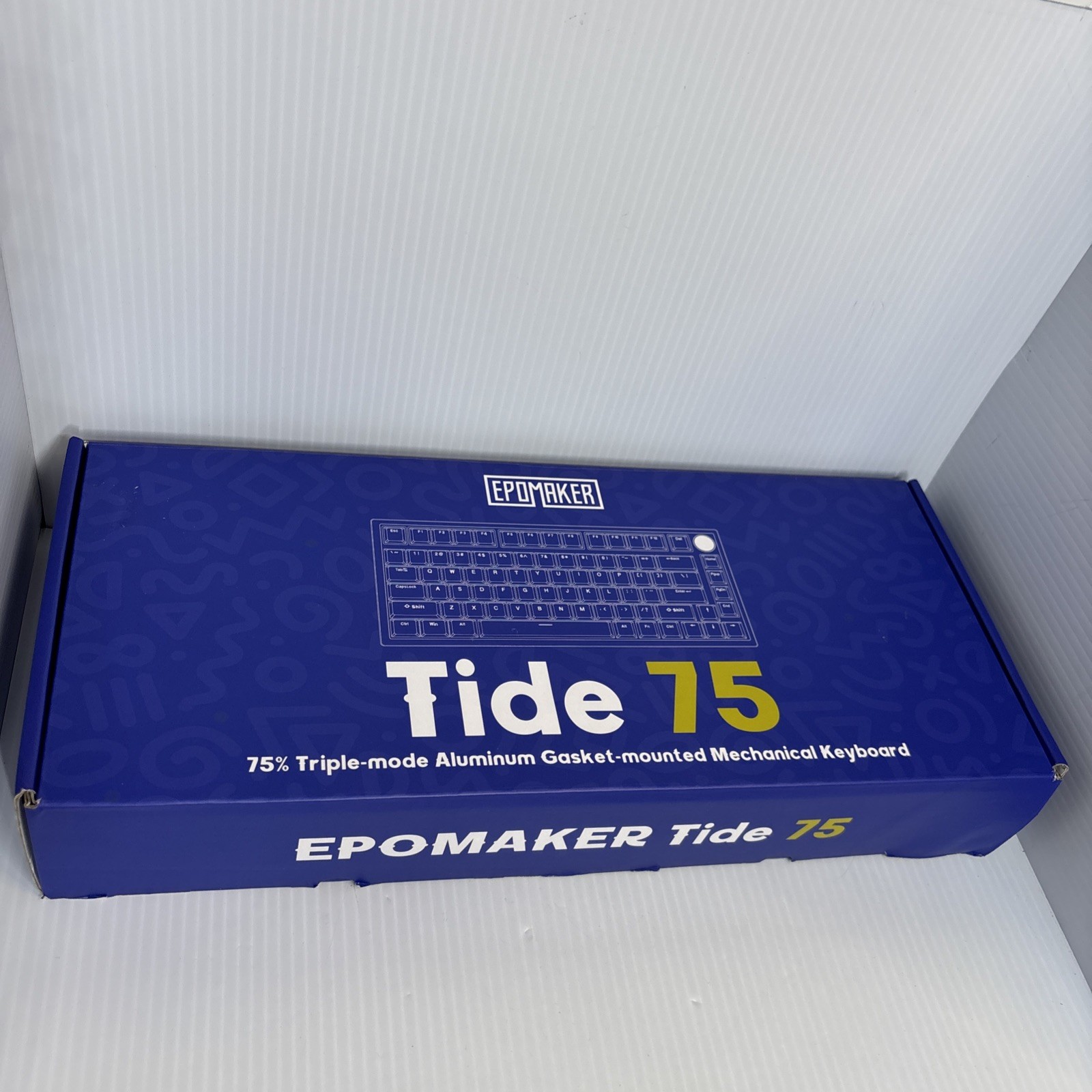 Epomaker Keyboard Tide 75,never Used,heavy And Beautiful 4.10 Lb Weight.