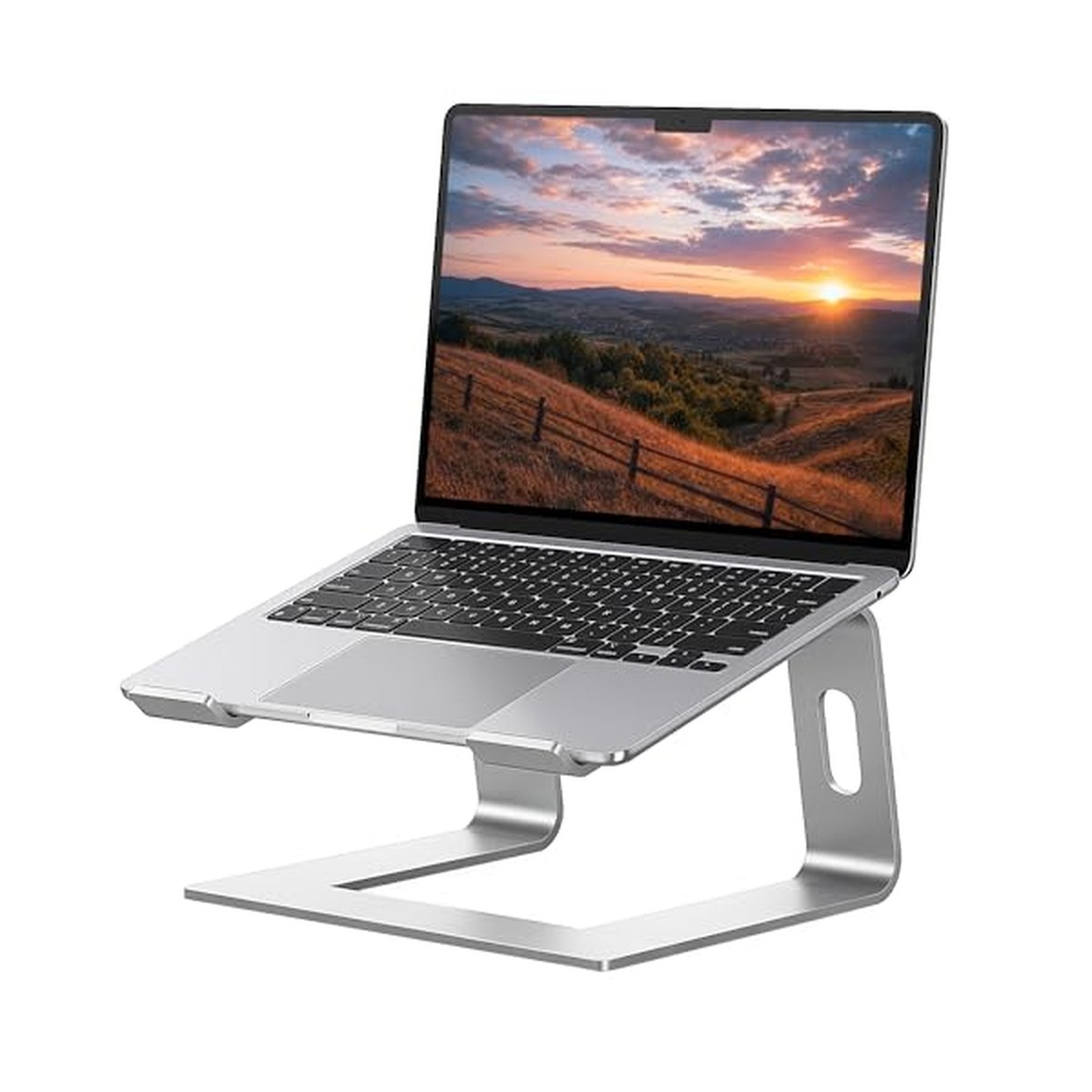 SOUNDANCE Laptop Stand, Aluminum Ergonomic Desk Riser, 10-15.6"... USA Fast Ship