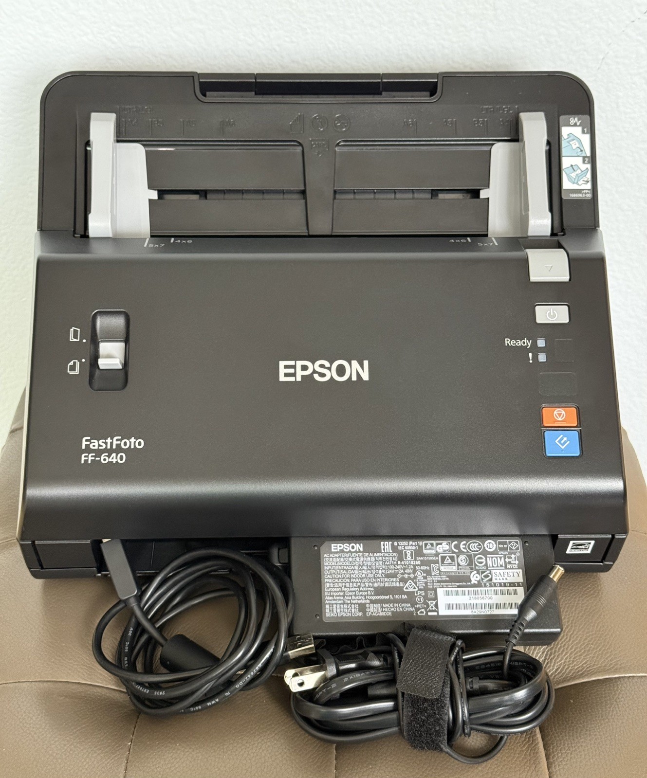 Epson FastFoto FF-640 High-Speed Photo Scanner Low Usage (3,742 Scan) TESTED