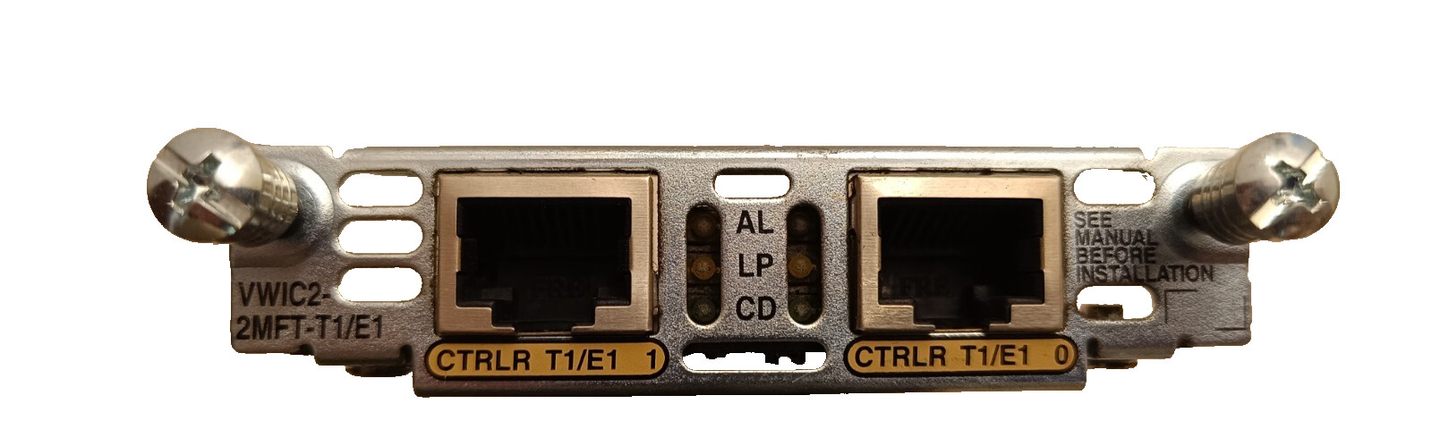 Cisco VWIC2-2MFT-T1/E1 2-Port Multiflex Trunk Voice WAN Card 73-8484-05