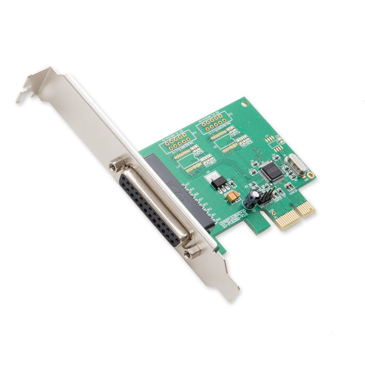 Syba SI-PEX10010 1 Port DB25 Parallel PCIe x1 Controller Card Components