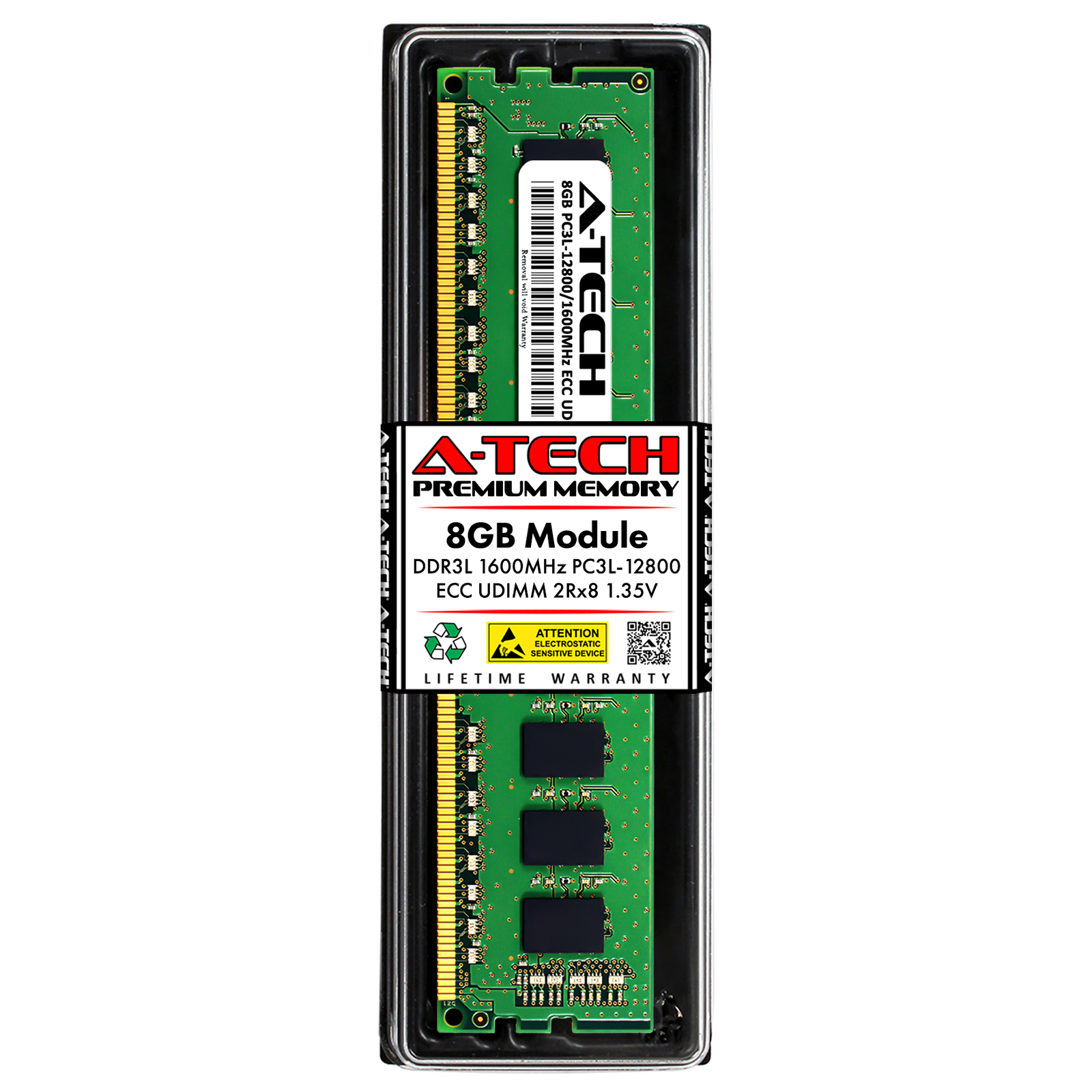 8GB DDR3 PC3-12800 ECC UDIMM (Replacement for Cisco UCS-MU-1X082RY-F) Memory RAM