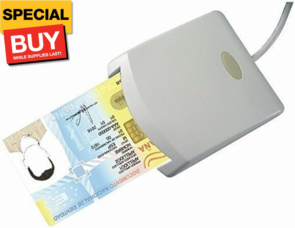 ISO7816 Contact EMV SIM Eid Smart Chip Card Reader Writer Programmer with 2Pcs S