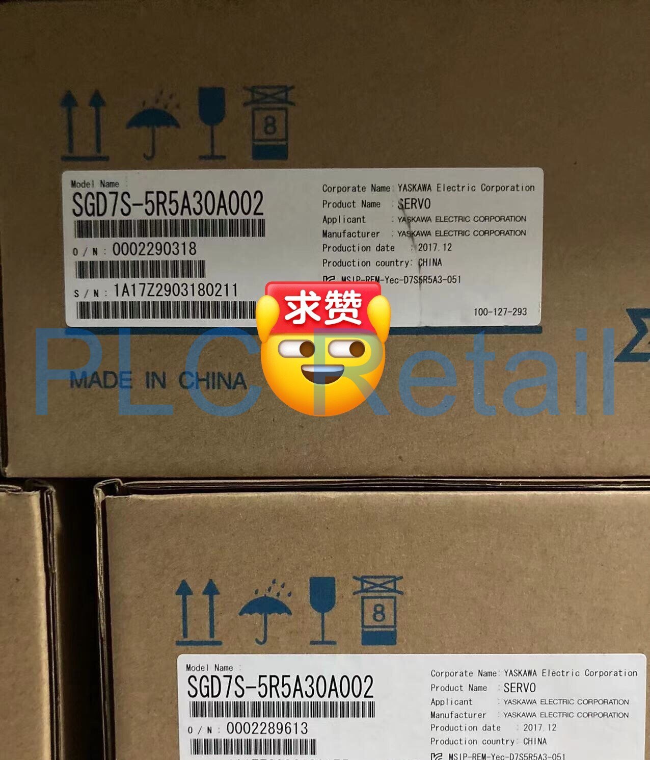 1pc NEW Yaskawa Servo Driver SGD7S-5R5A30A002 Fast delivery