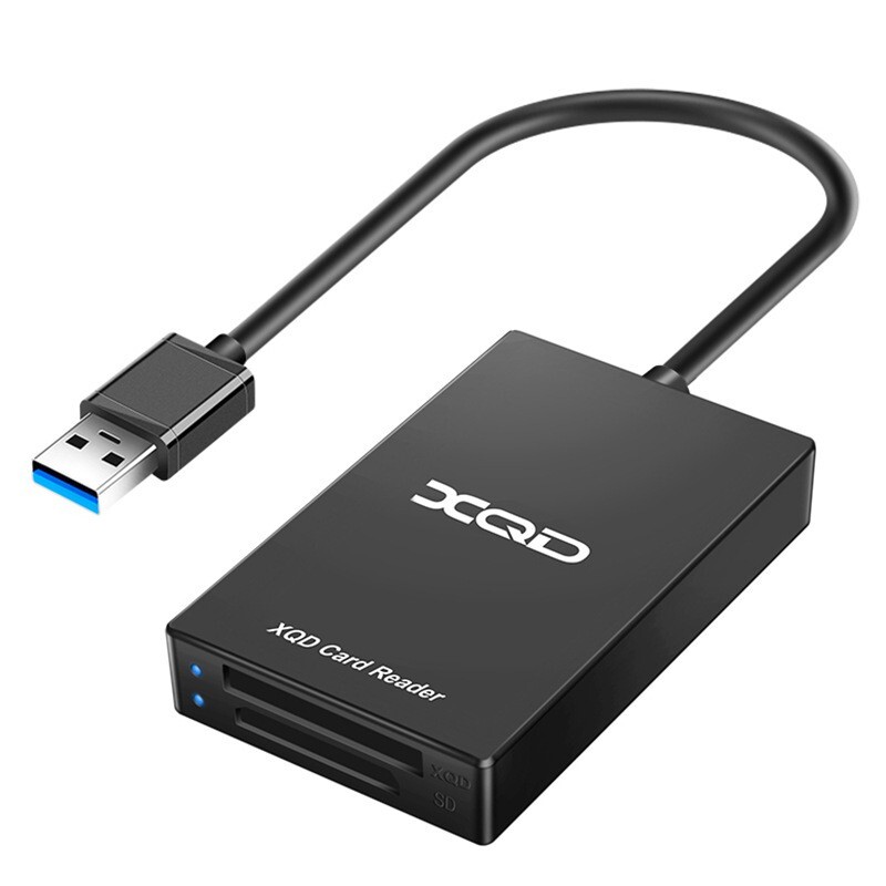 Sony USB 3.0 XQD/SD Card Reader Adapter-2-in-1 High-Speed 5Gbps for Memory Cards