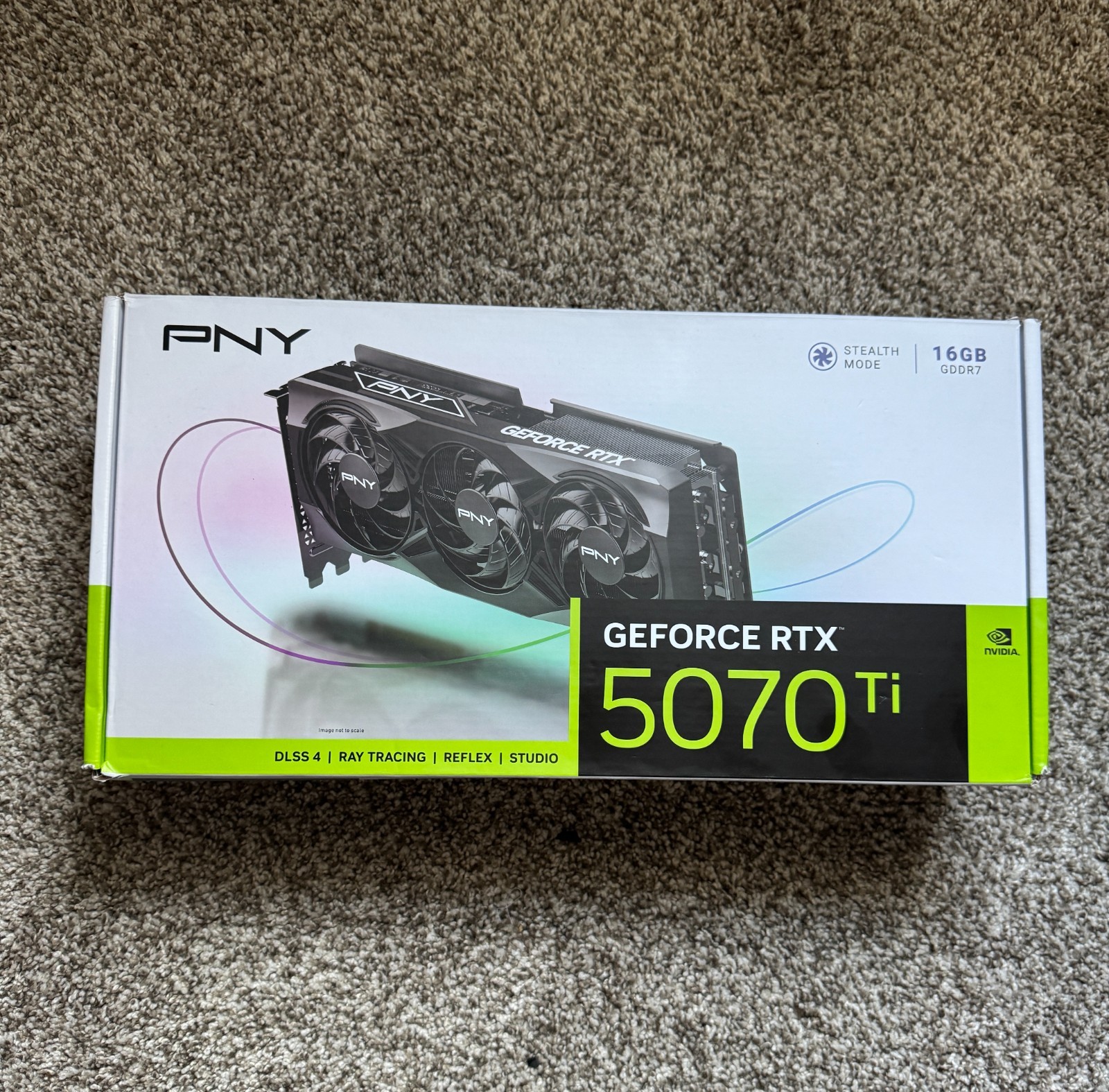 PNY NVIDIA GeForce RTX 5070 Ti OC Triple Fan Graphics Card 16GB GDDR7