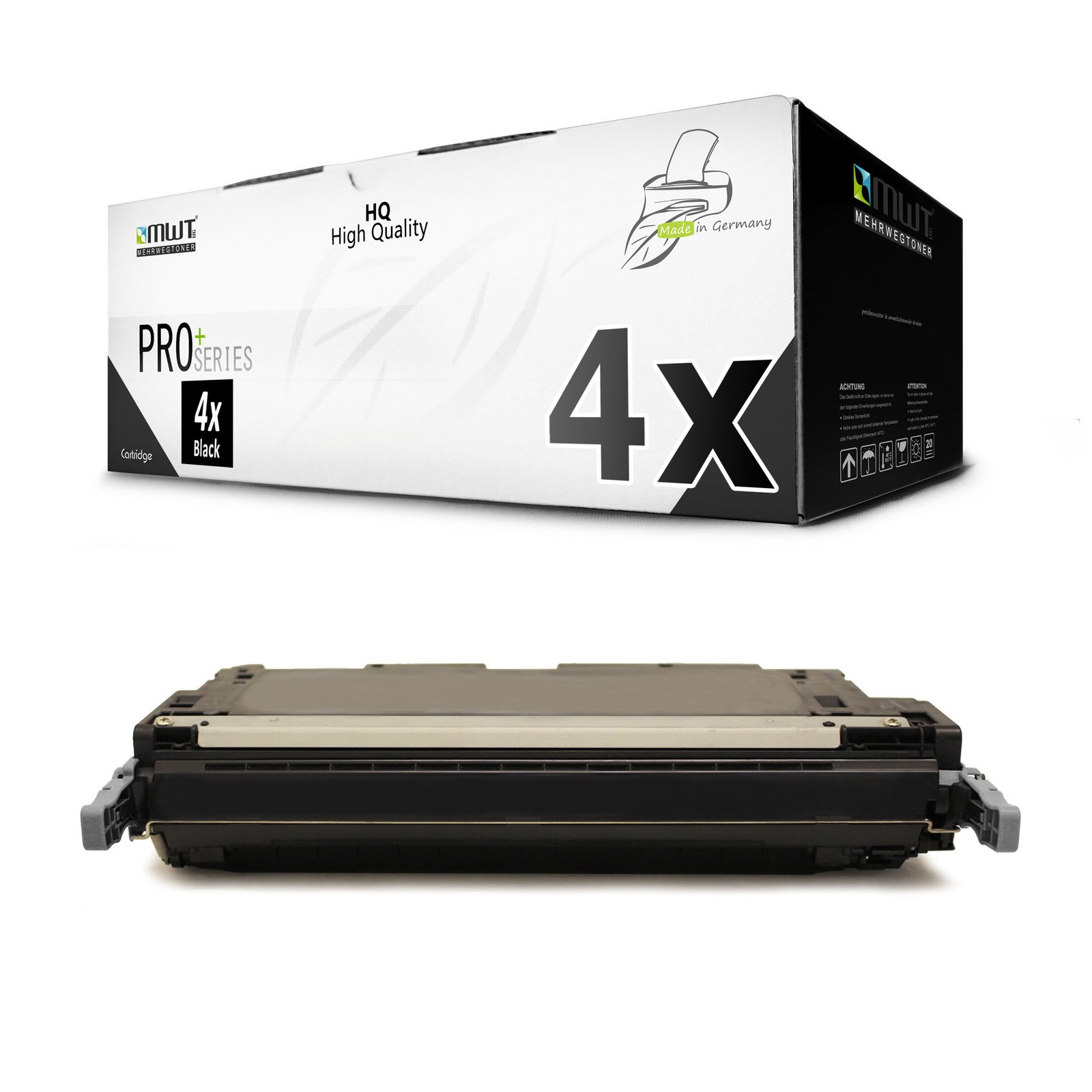 4x MWT PRO Toner Black Compatible with HP Color LaserJet 4650-N 4600-DTN