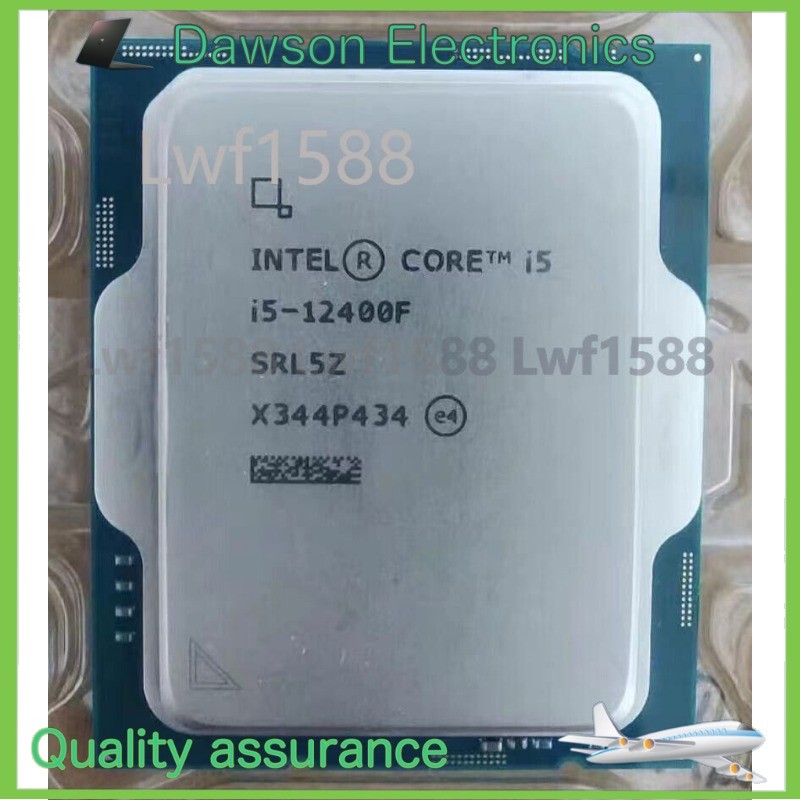 12th Generation Intel Core I5-12400F LGA 1700 Alder Lake 6 Core 2.5GHz 65W CPU