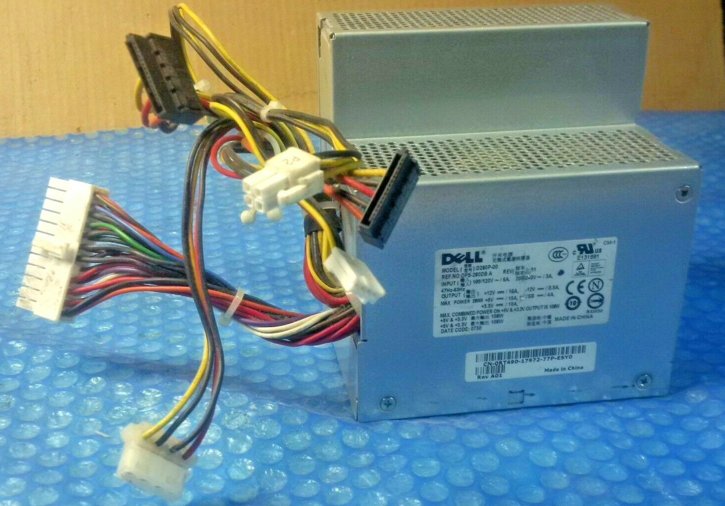 Dell  D280P-00 DPS-280DB A 280W DESKTOP POWER SUPPLY