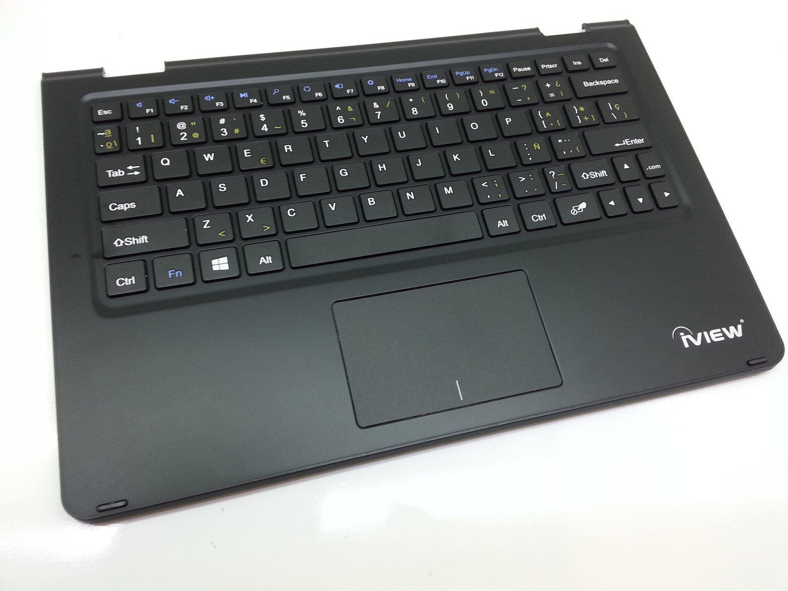 iView Maximus II Genuine Palmrest Keyboard Touchpad Speakers USB + Battery 186