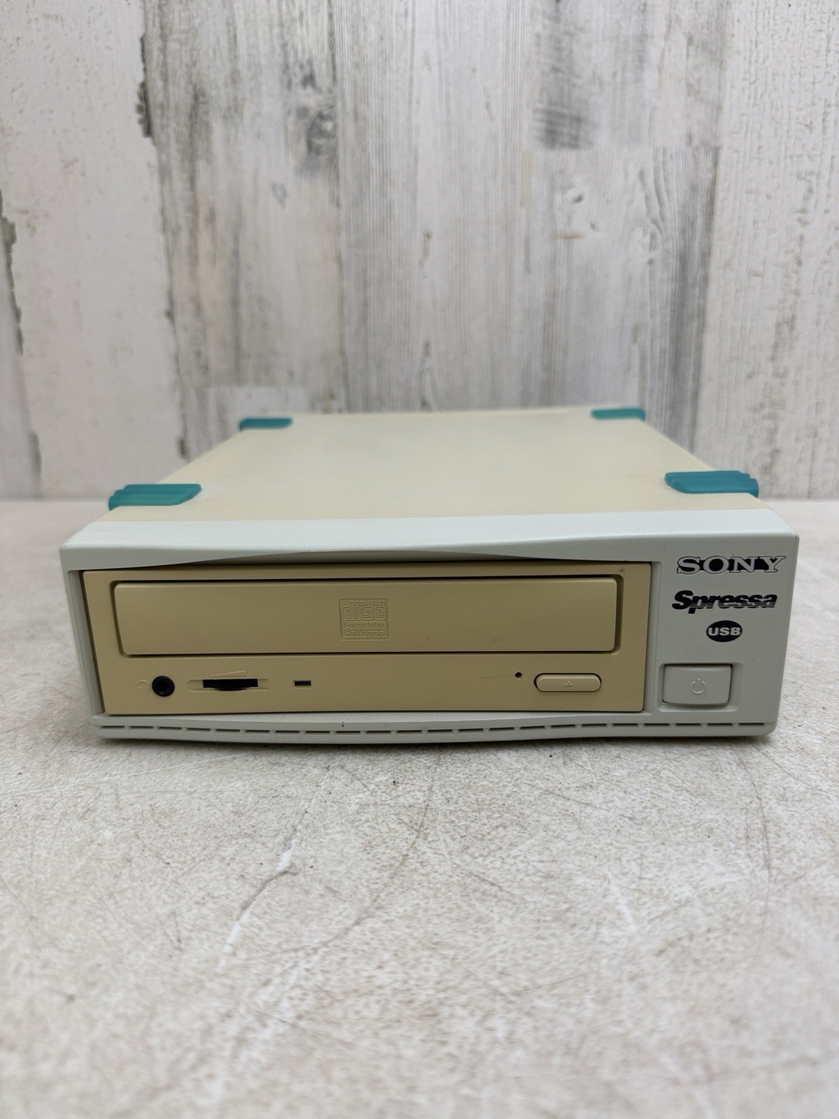 Sony Spressa CRX100E/X External CD-RW Drive For Vintage Mac & PC Pre-Owned Works