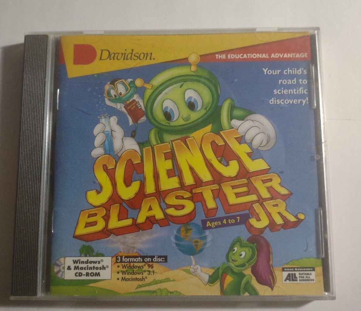 Davidson Science Blaster Jr. Windows 95 / Windows 3.1 / Mac OS  CD-ROM 